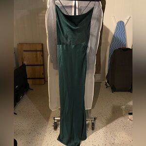 NWT Lulu's Deep Green Maxi Dress